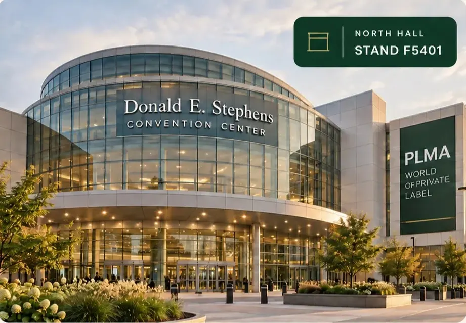 Donald E. Stephens Convention Center, venue for PLMA Chicago 2026, where NAH Foods LTD exhibits at North Hall Stand F5401