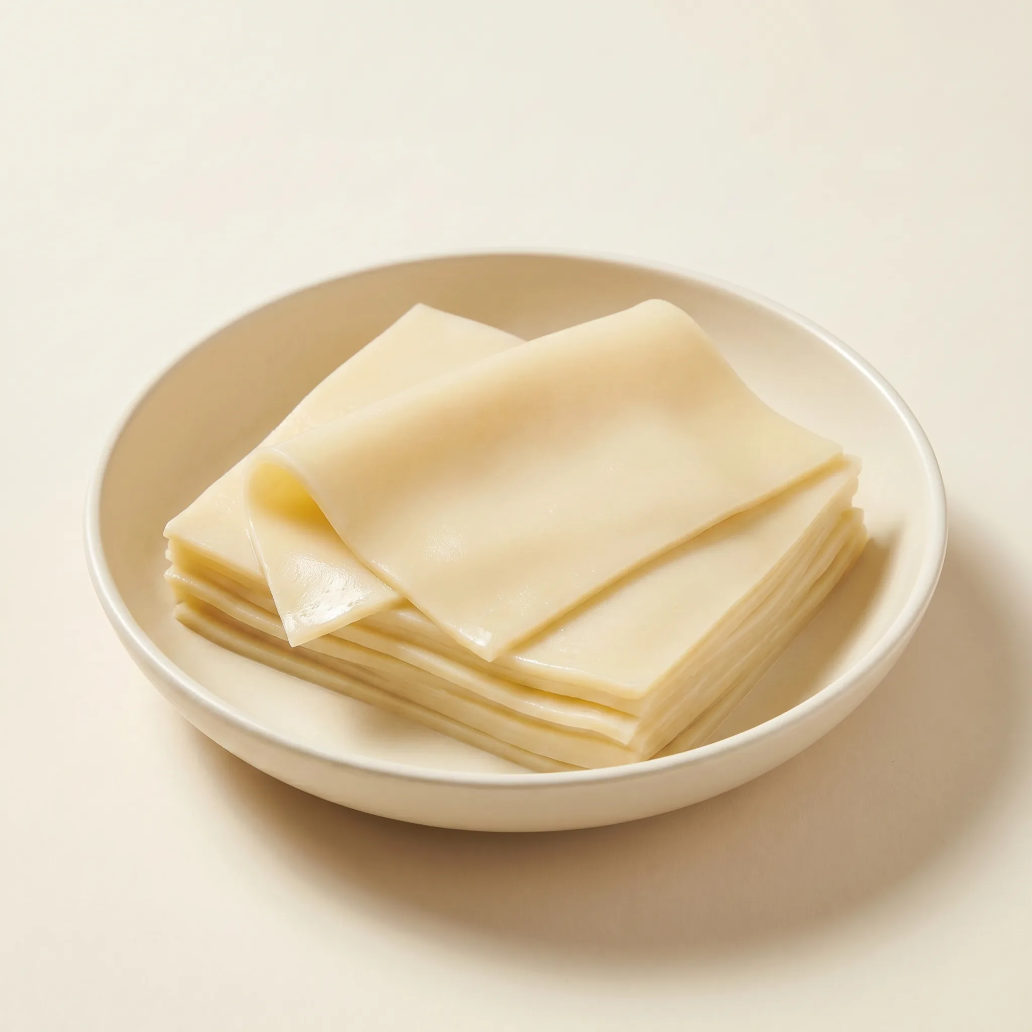 Konjac lasagne sheets